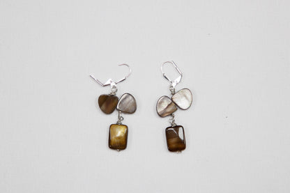 Brown Leaf Earring