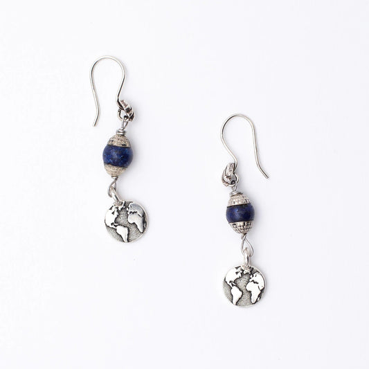 Blue Earth Earrings